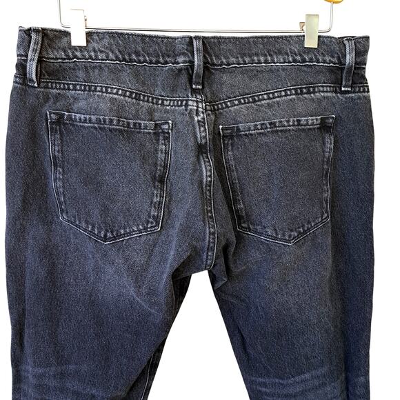 FRAME Denim Le Garcon Wilkinson Destruct Crop Jean Size 27 - Picture 10 of 11